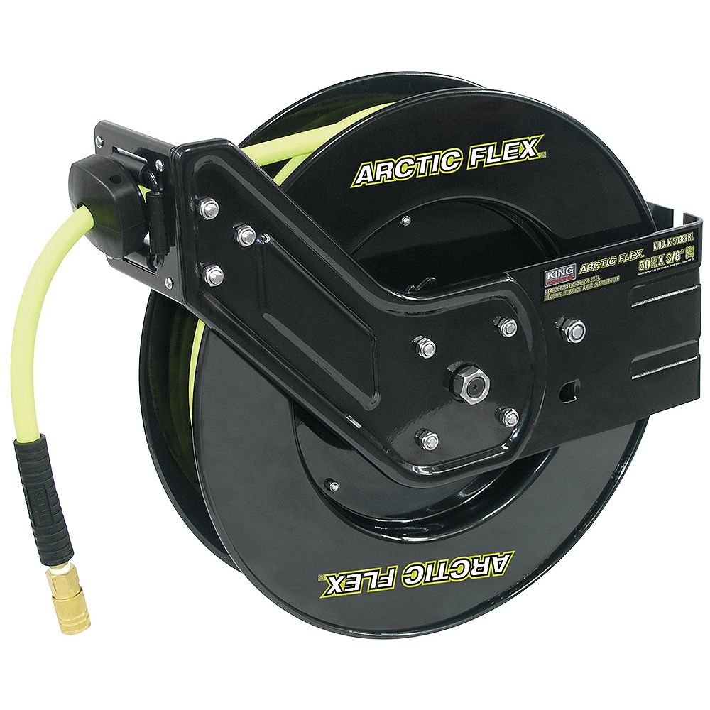 Performance Plus 50 ft. X 3/8 inch retractable Air Hose Reel with