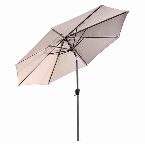 Denia 10 ft. Patio Market Umbrella in Beige