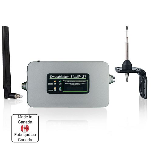 Stealth Z1 60dB 2-Band 3G 4G LTE High Power Building Booster Kit With Omni Directional Antennas