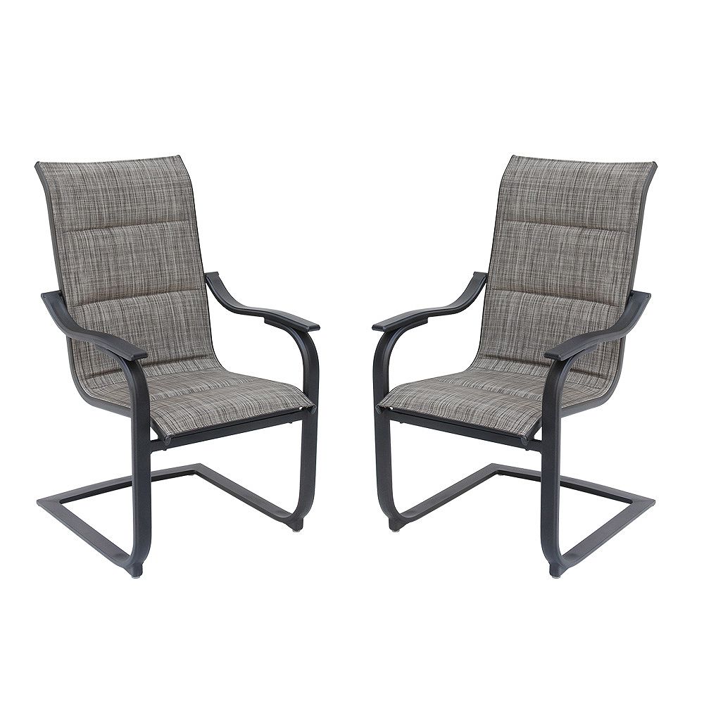 st lucia padded motion patio sling chair set of 2