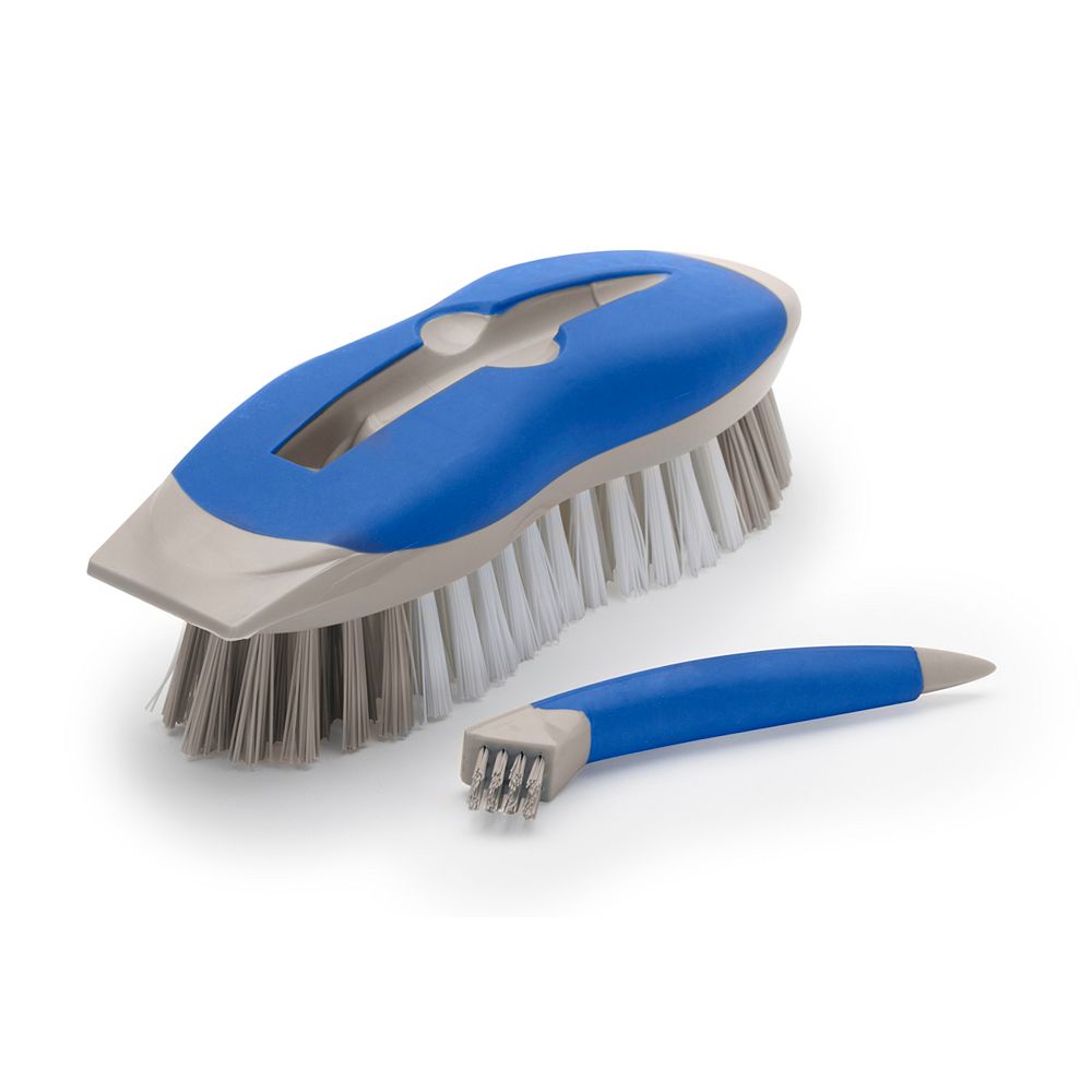 Quickie 2 in 1 Bar Scrub Brush with Detail Tool The Home Depot Canada
