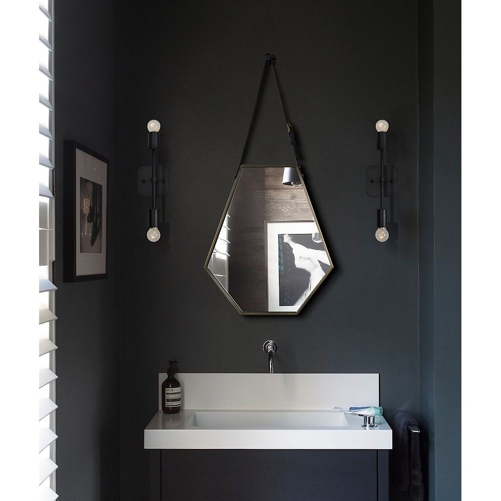 Notre Dame Design Koda Traditional Framed Wall Mirror The Home Depot