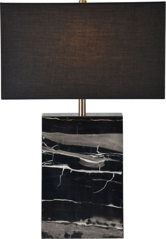 black marble table lamp