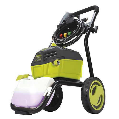 3000 PSI Max 1.3 GPM 14.5 Amp High Performance Brushless Induction Motor Electric Pressure Washer