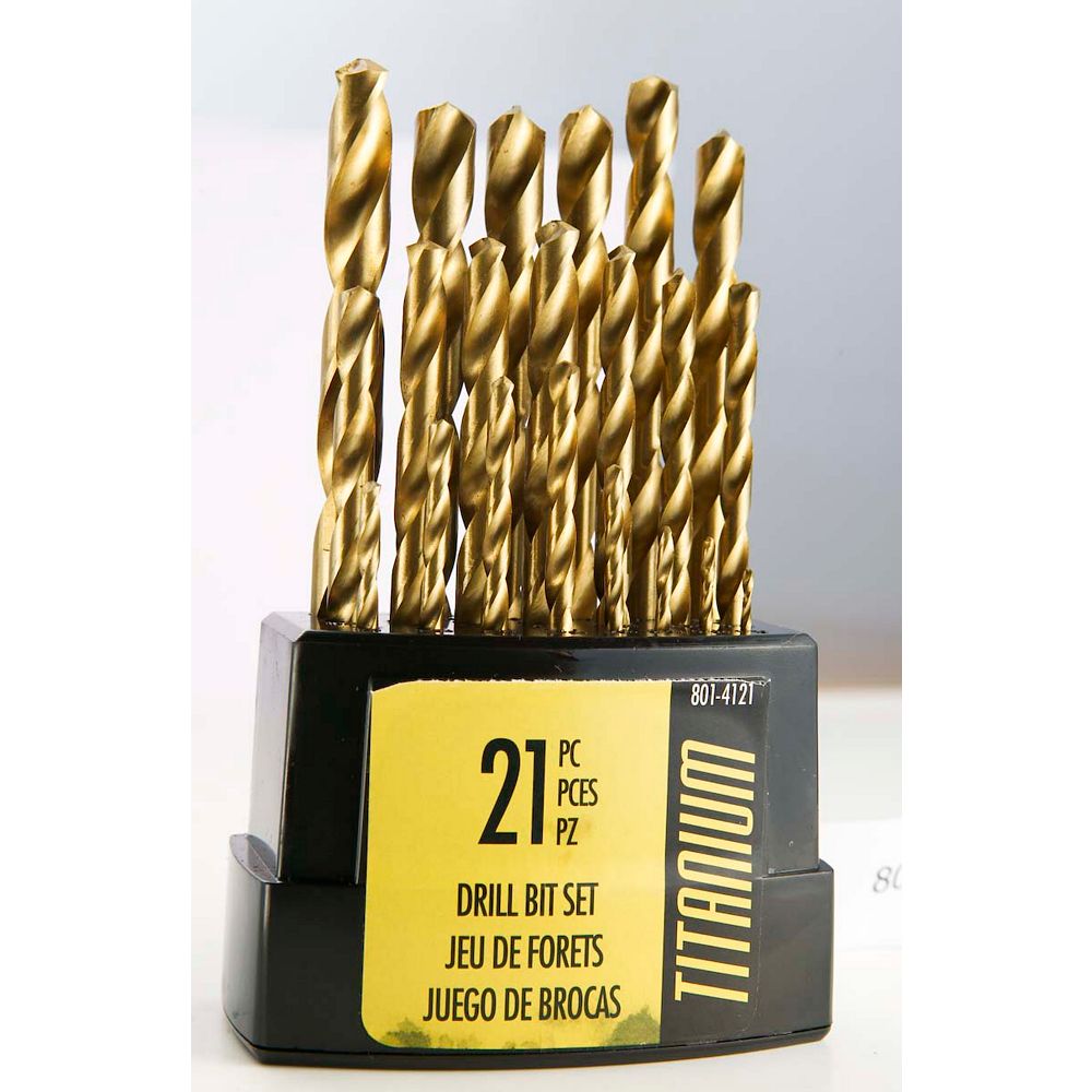 Fuller 21Piece Titanium Drill Bit Set The Home Depot Canada
