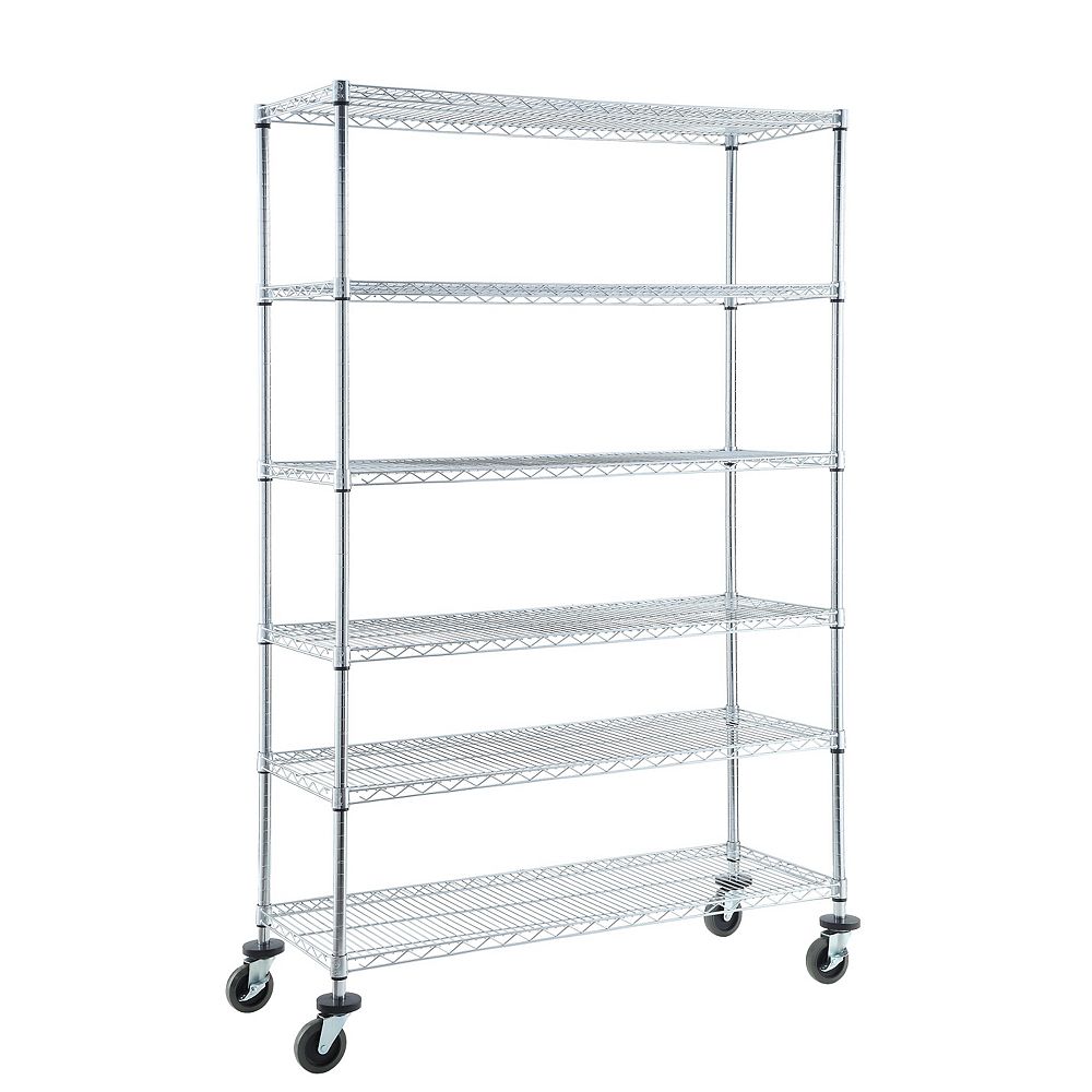 HDX Heavy Duty 6Shelf Storage Unit The Home Depot Canada