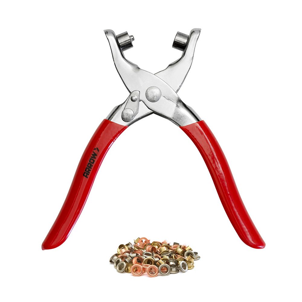 Arrow GEPK532 Eyelet Plier with 5/32 inch Eyelets 100 ct The Home