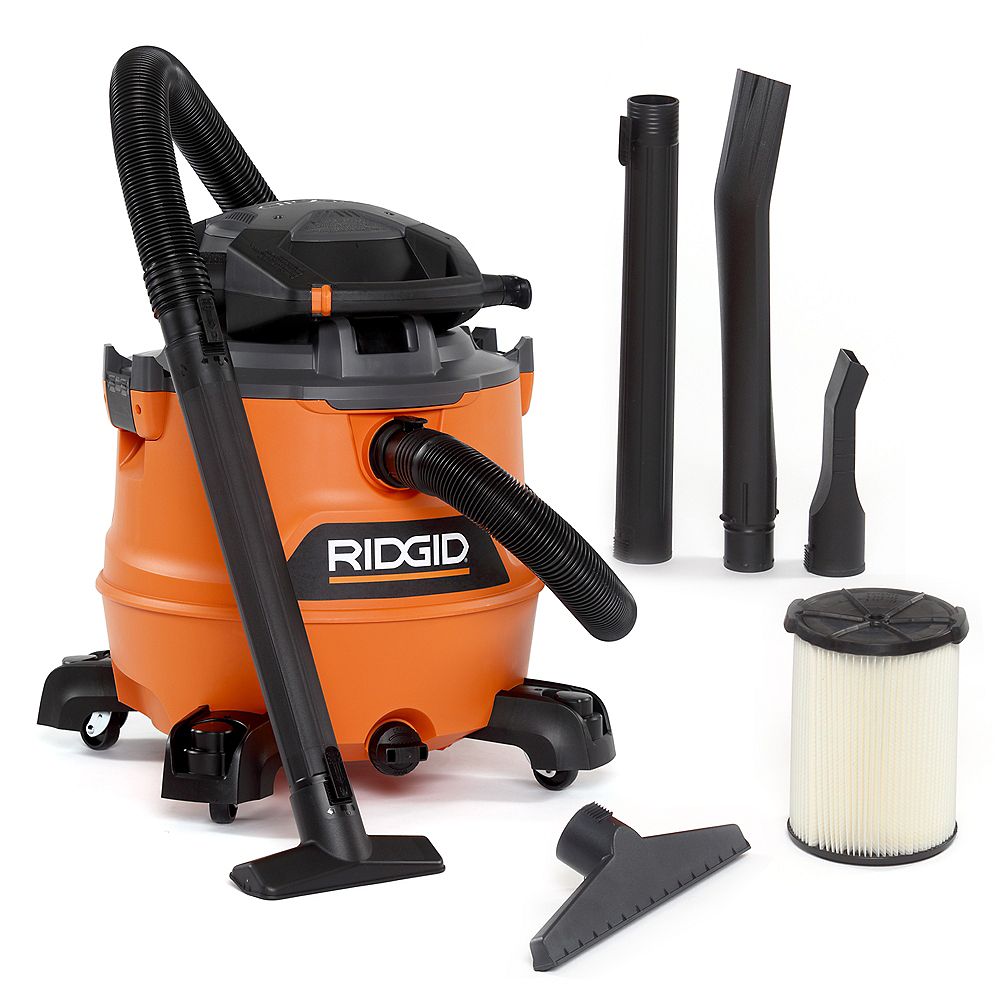 Ridgid Nxt 60 L Capacity 6 5 Peak Hp Wet Dry Vacuum With Detachable Blower The Home Depot Canada