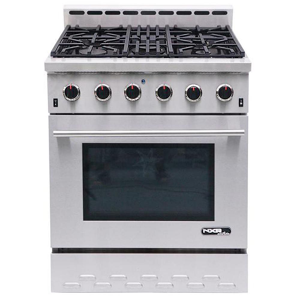 NXR Entrée 30 inch. 4.5 cu. ft. Professional Style Gas Range with