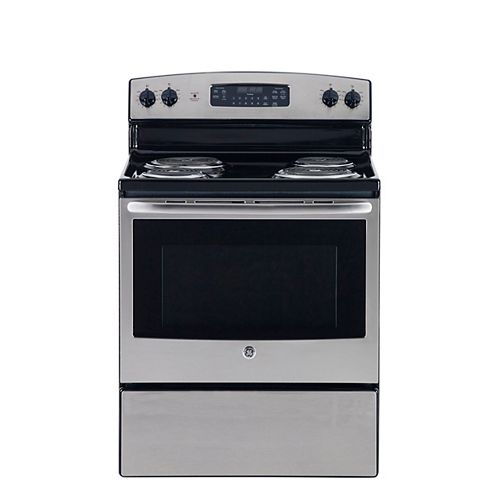 30-inch 5.0 cu. ft. Single Oven Electric Range with Self Cleaning in Stainless Steel