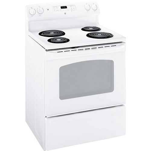 30-inch 5.0 cu. ft. Single Oven Electric Range in White