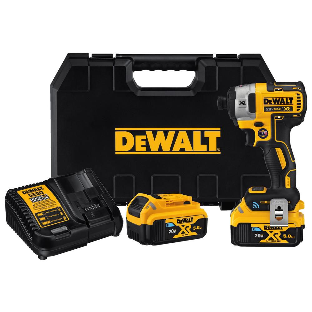 DEWALT 20V MAX XR Lithium-Ion Cordless Brushless 1/4-inch Premium ...