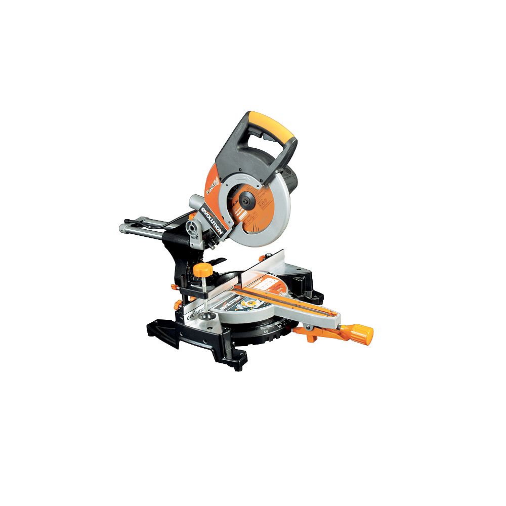 Evolution Power Tools 10Inch MultiMaterial Cutting Compound Sliding