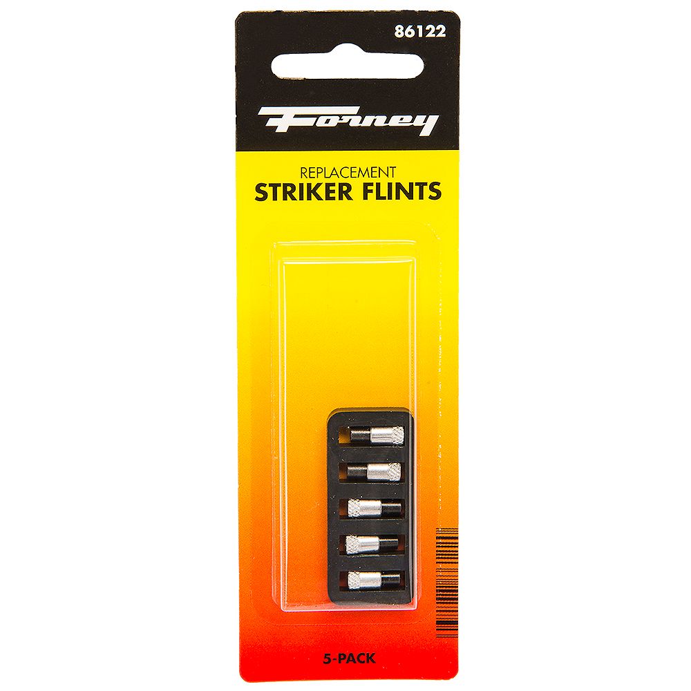 Forney Industries Replacement Flints for SingleFlint Striker, (5Pack