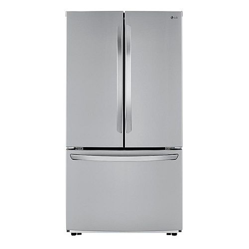 36-inch W 23 cu. ft. French Door Refrigerator in Stainless Steel, Counter-Depth - ENERGY STAR®