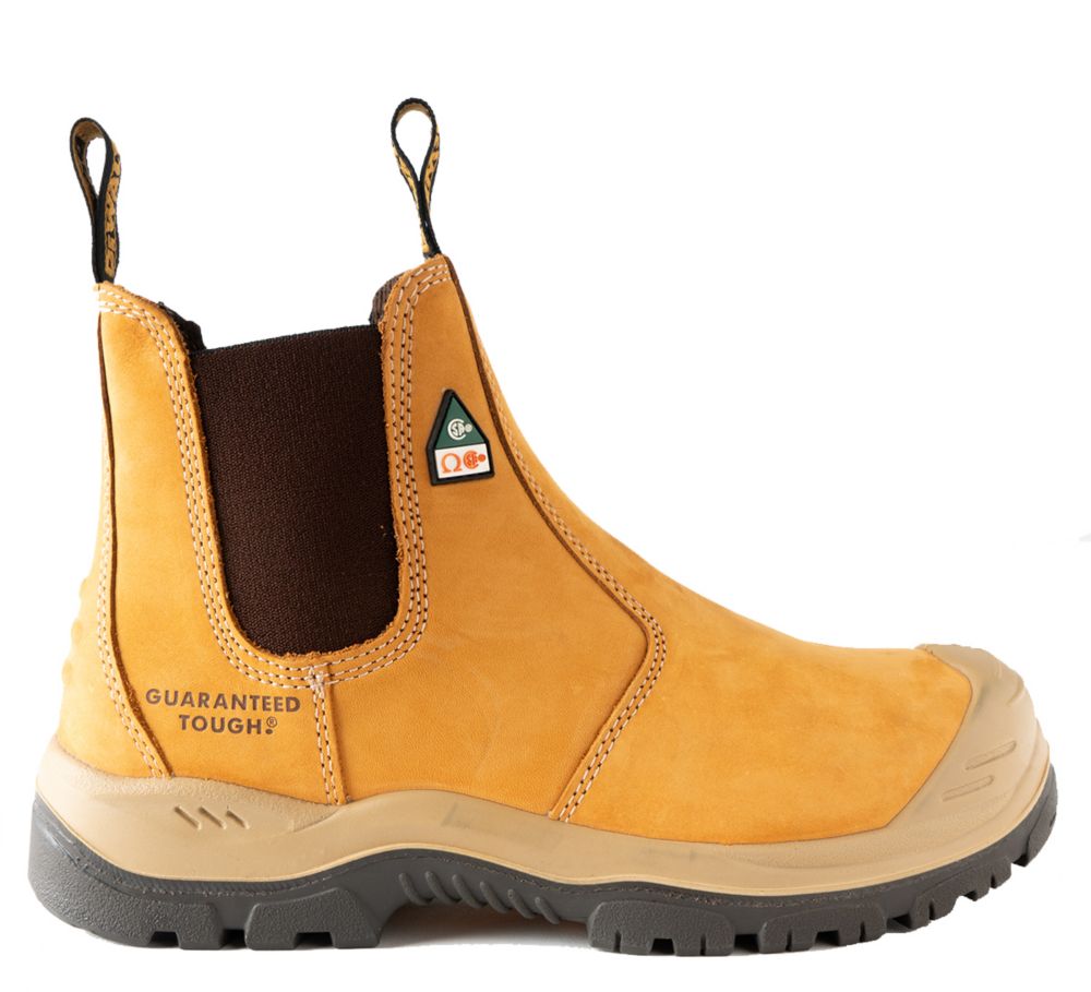 slip on steel toe boots