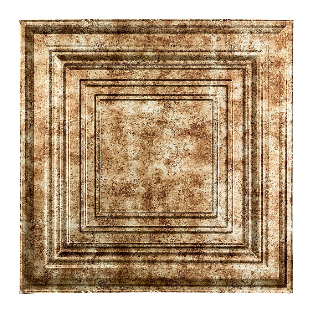 Fasade Traditional 3, 2x2 Lay In Ceiling Tile, Bermuda ...