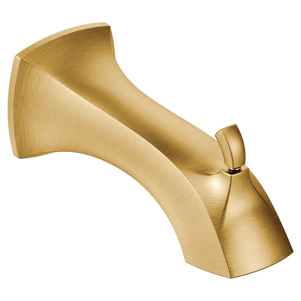 MOEN Voss Diverter Tub Spout in Brushed Gold The Home Depot Canada
