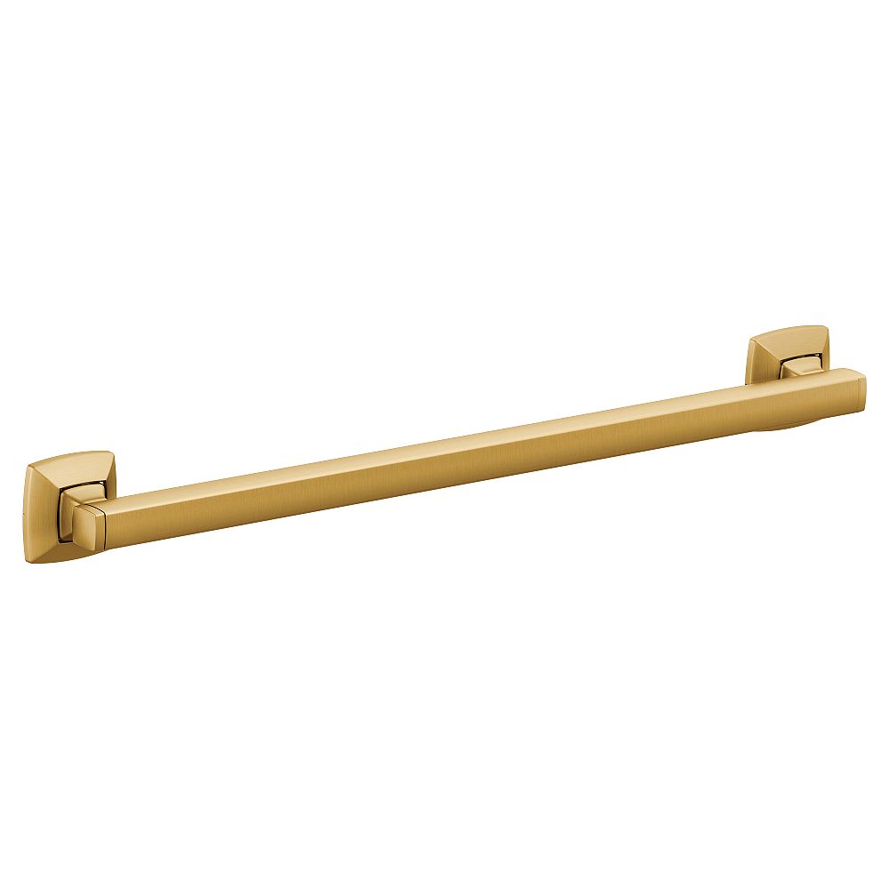 MOEN Voss 24inch x 1.25inch Grab Bar in Brushed Gold (ADA Compliant