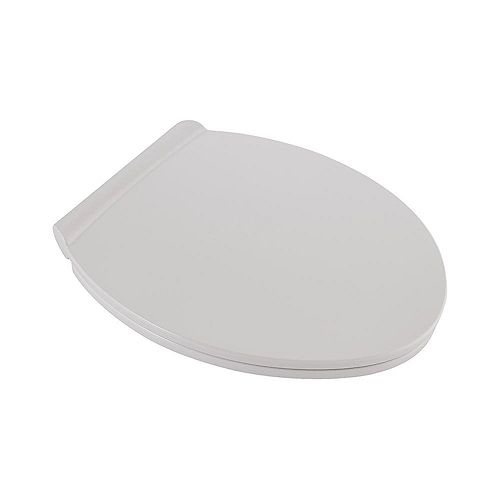 Fluent Round Slow Closed Front Toilet Seat in White