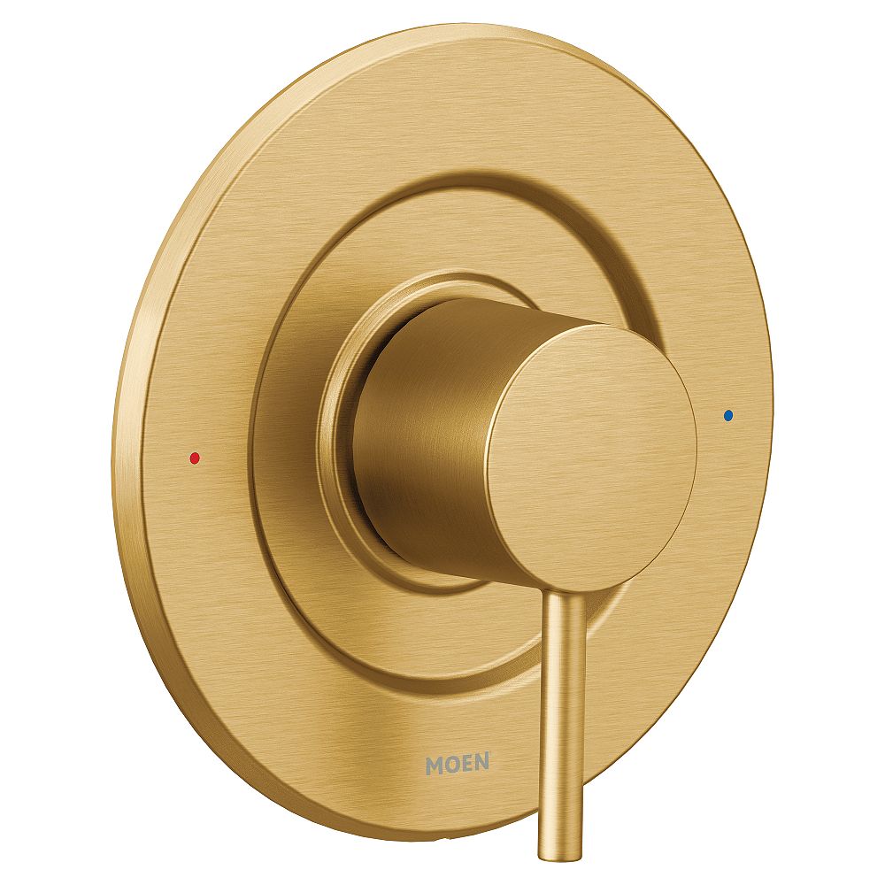 Moen Align Single Handle Posi Temp Valve Trim Kit In Brushed Gold Valve Not Included The 5736