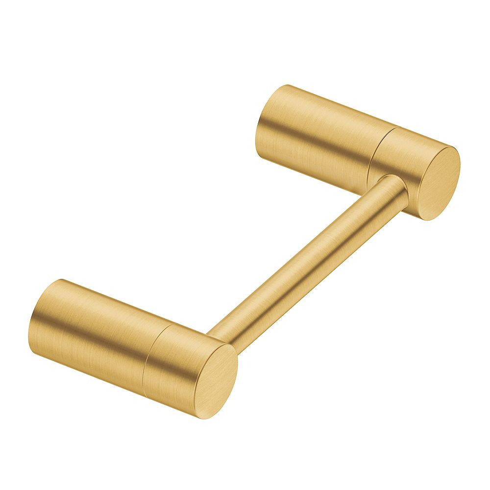 MOEN Align Pivoting Toilet Paper Holder in Brushed Gold The Home