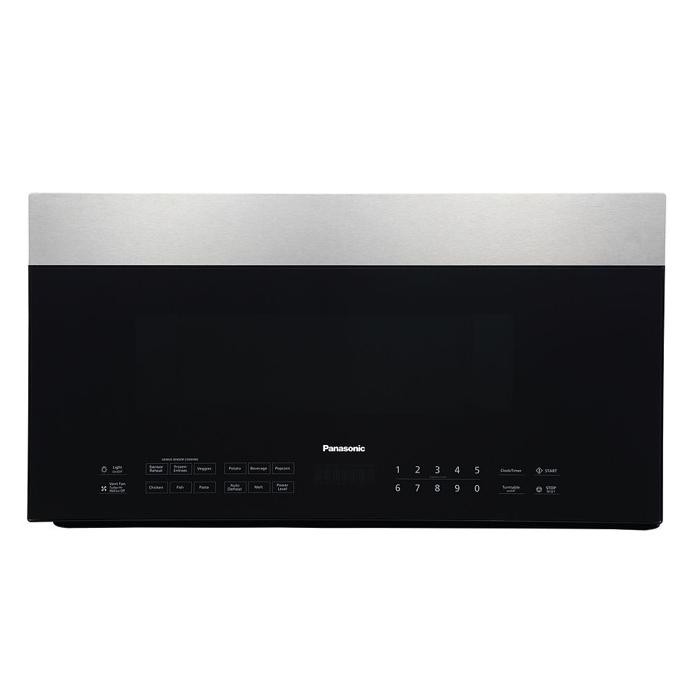 Panasonic 1.9 cu. ft. OvertheRange Microwave Oven in Smoked Glass and