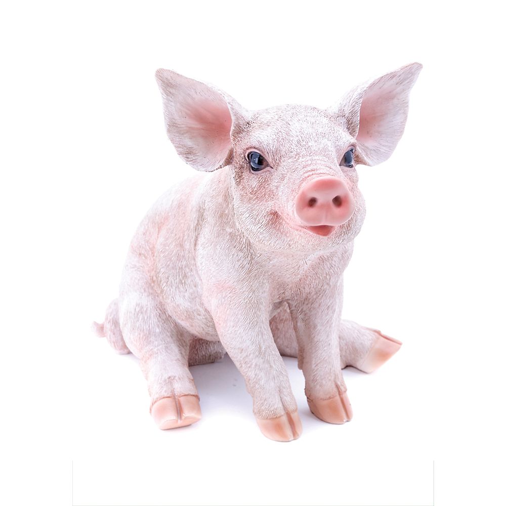 HiLine Gift Pig Sitting Statue, 12inch Tall The Home Depot Canada