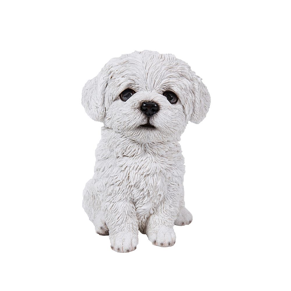 HiLine Gift Maltese Puppy Statue The Home Depot Canada
