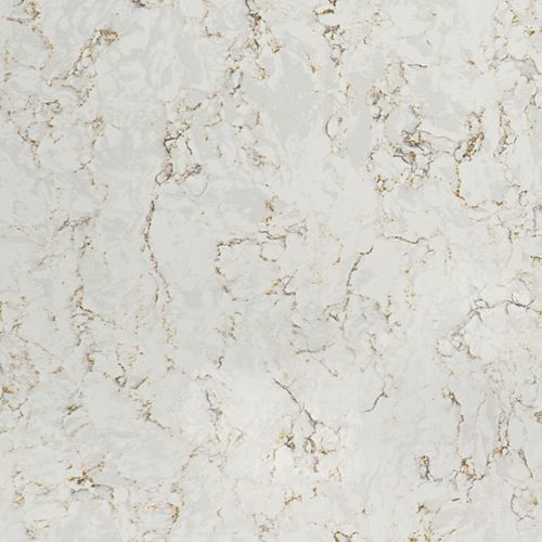 4-inch x 4-inch Quartz Countertop Sample in Lusso