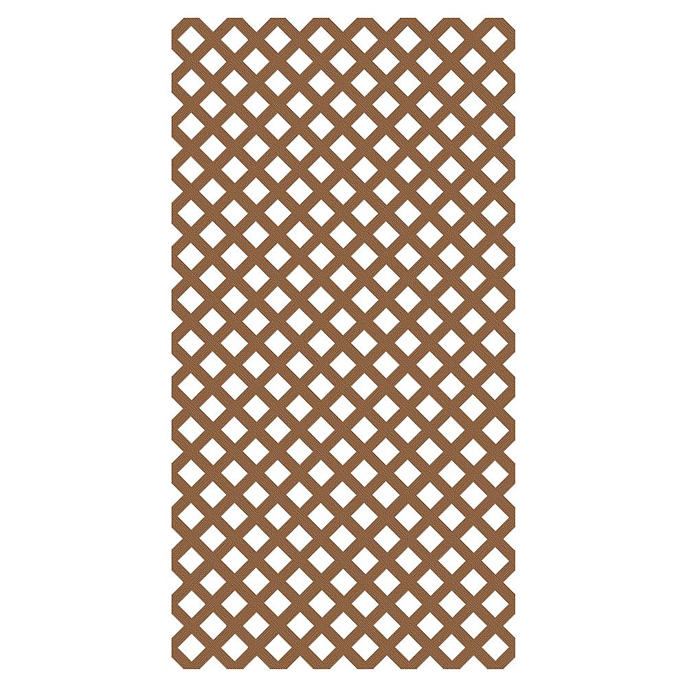 Barrette Classic 4X8 Redwood Lattice The Home Depot Canada