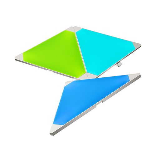 Light Panel Expansion Multi-Colour Triangle LED Panels 3-Pack