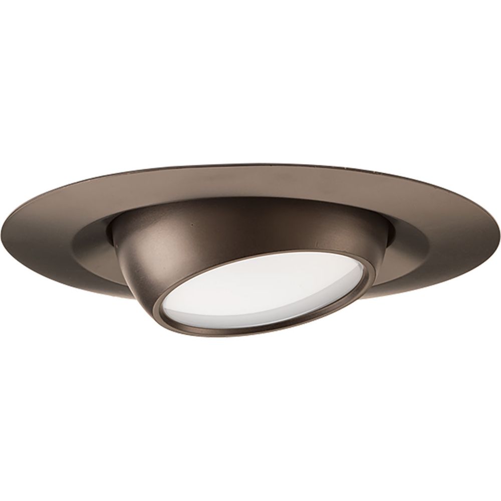 Progress Lighting LED Recessed 4 Inch LED Eyeball Trim, 600 Lumens ...