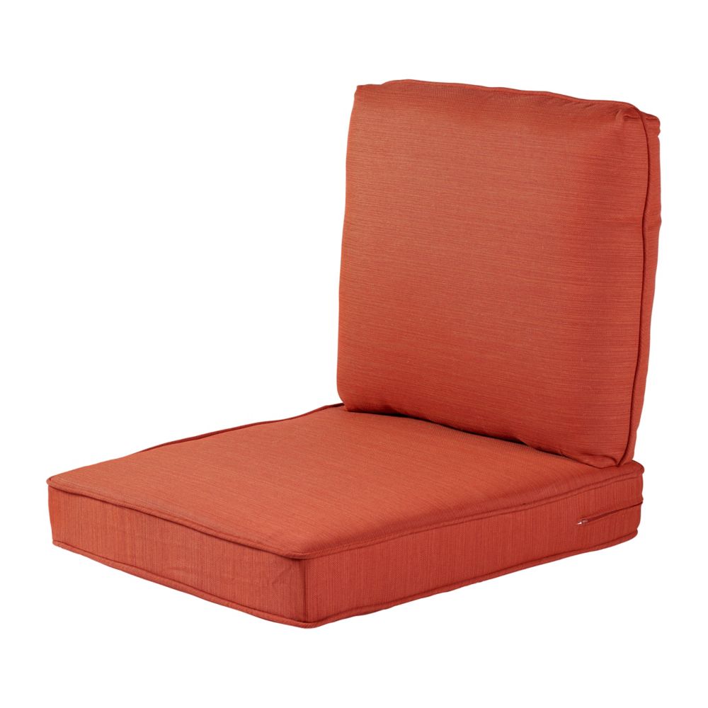 Unbranded Spring Haven Red Replacement 2 Piece Outdoor Deep Seating   P 1001213357 