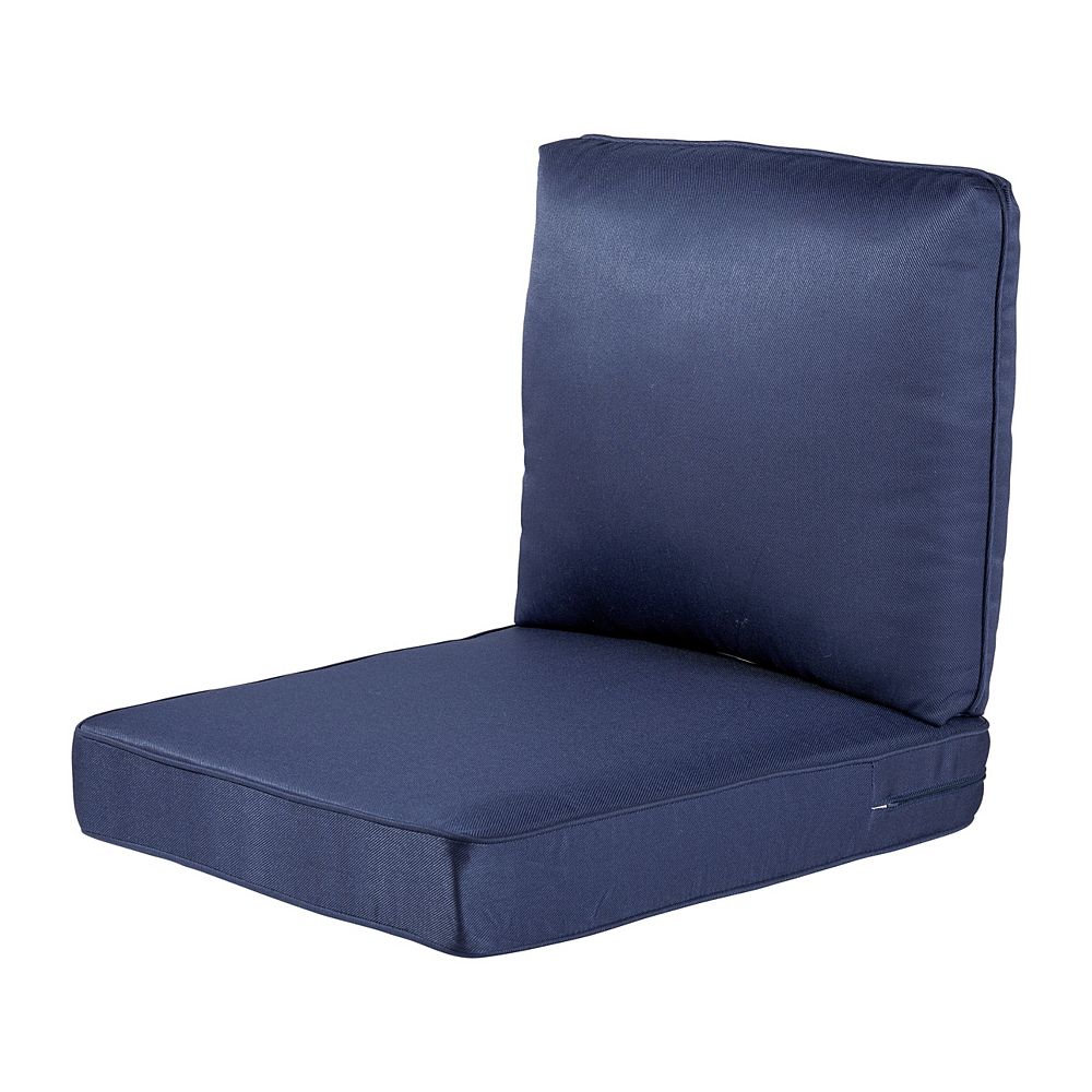 Unbranded Spring Haven Navy Replacement 2-Piece Outdoor Deep Seating