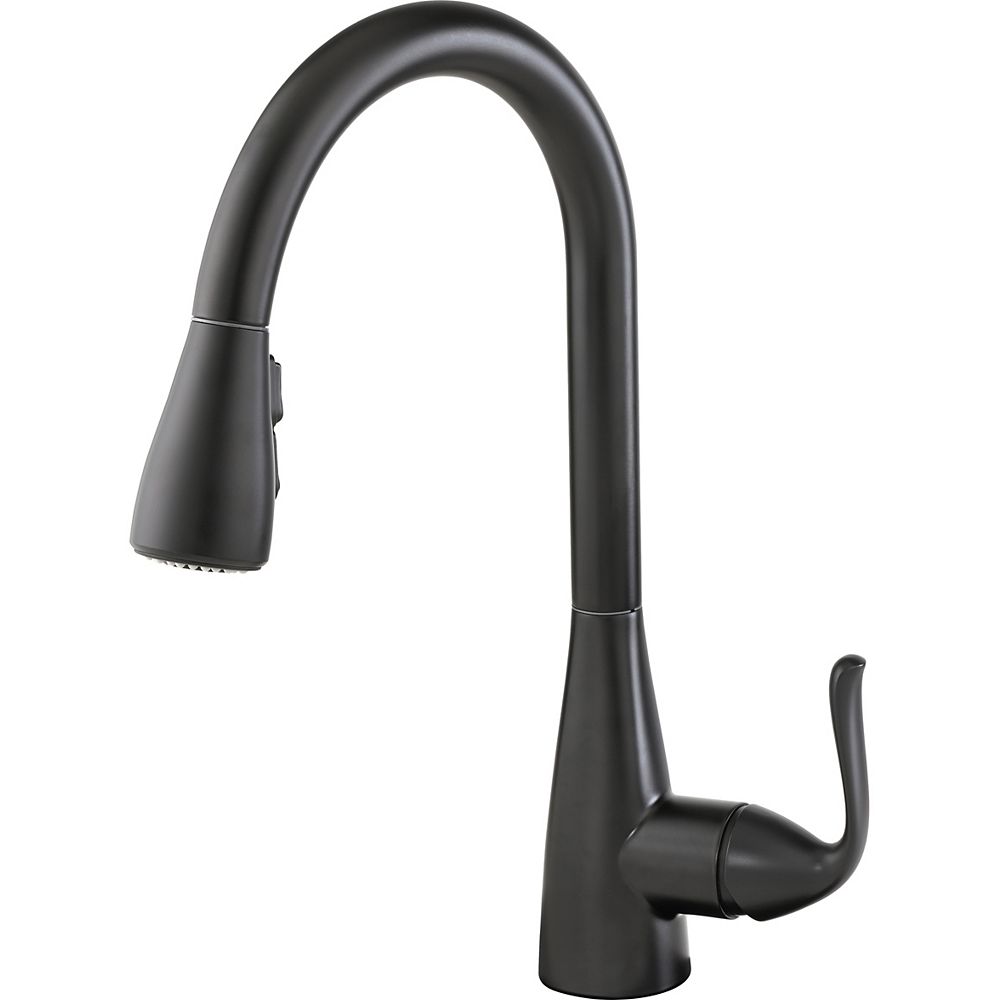 Delta Grenville Single Handle Pull-Down Kitchen Faucet ...