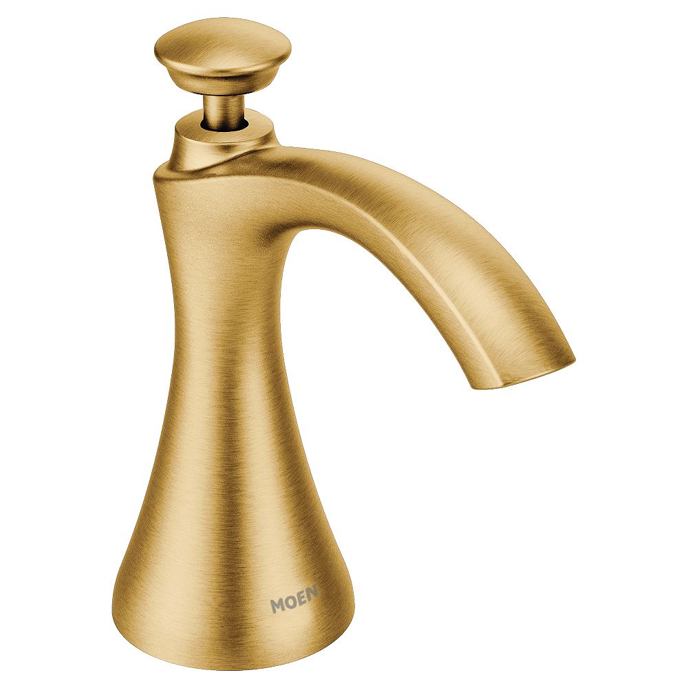 MOEN Transitional Soap Dispenser in Brushed Gold The Home Depot Canada