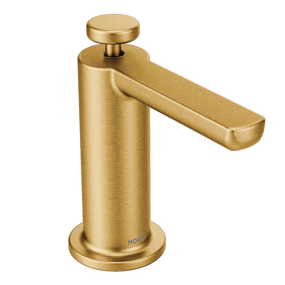 MOEN Modern Soap Dispenser in Brushed Gold | The Home ...