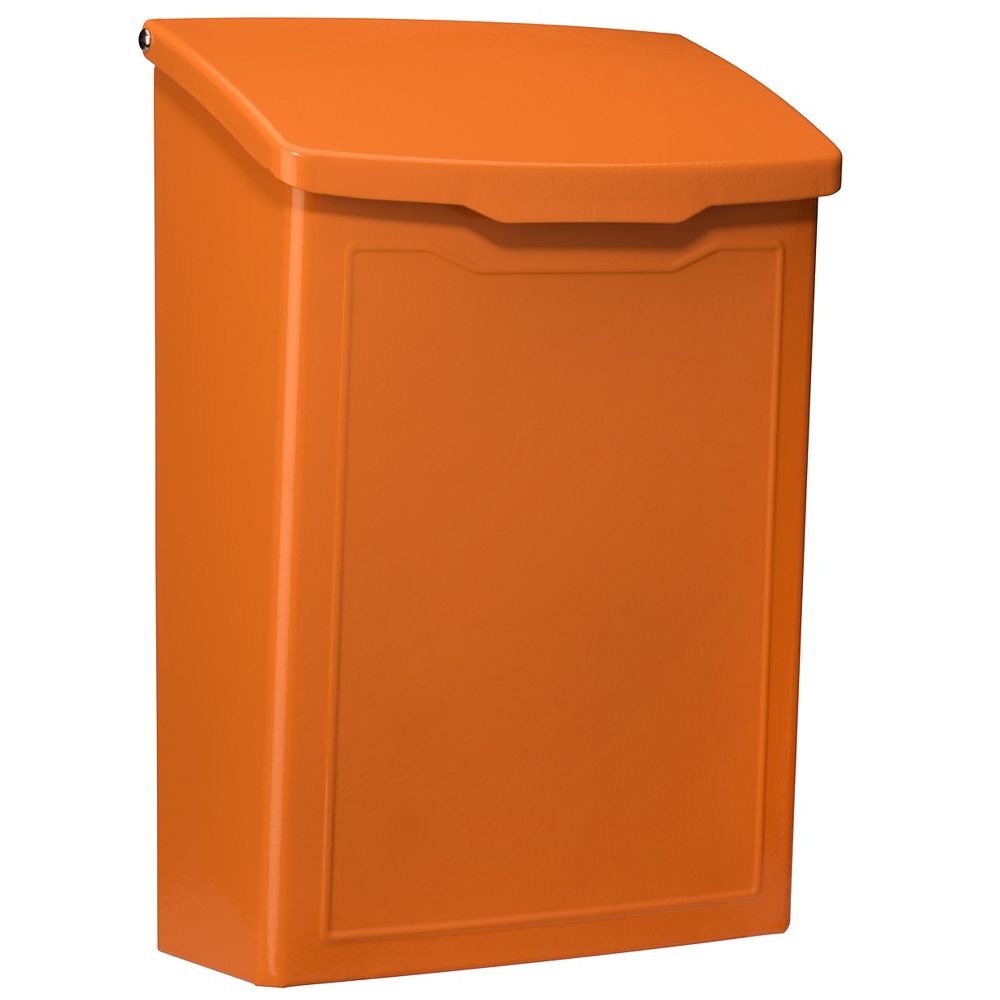 Architectural Mailboxes Marina Wall Mount Mailbox Orange The Home