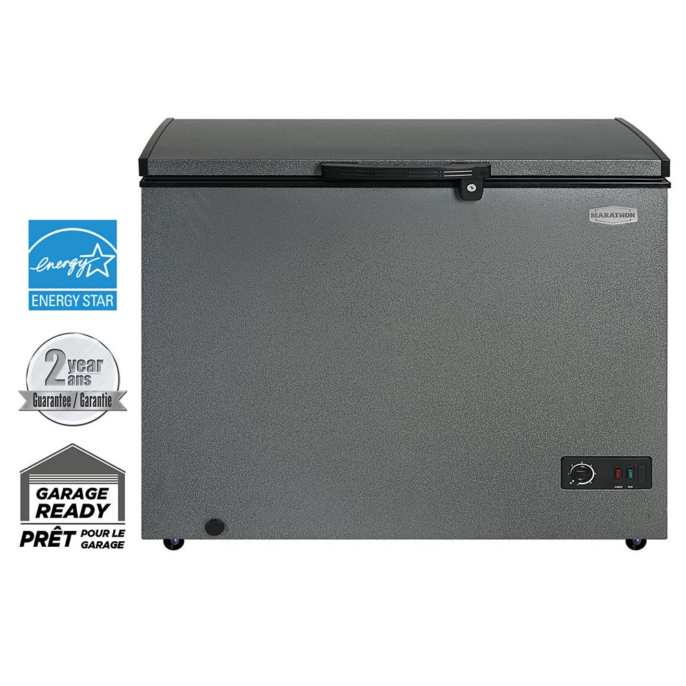 Marathon 10.6 cu.ft. Granite Chest Freezer The Home Depot Canada