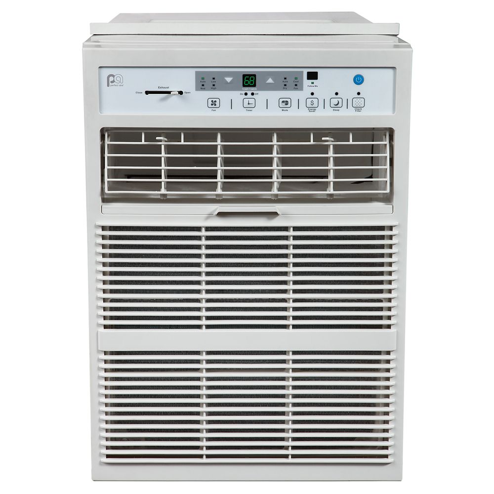 Perfect Aire 10 000 Btu Casement Slider Window Air Conditioner 450 Sq Ft Room The Home Depot Canada