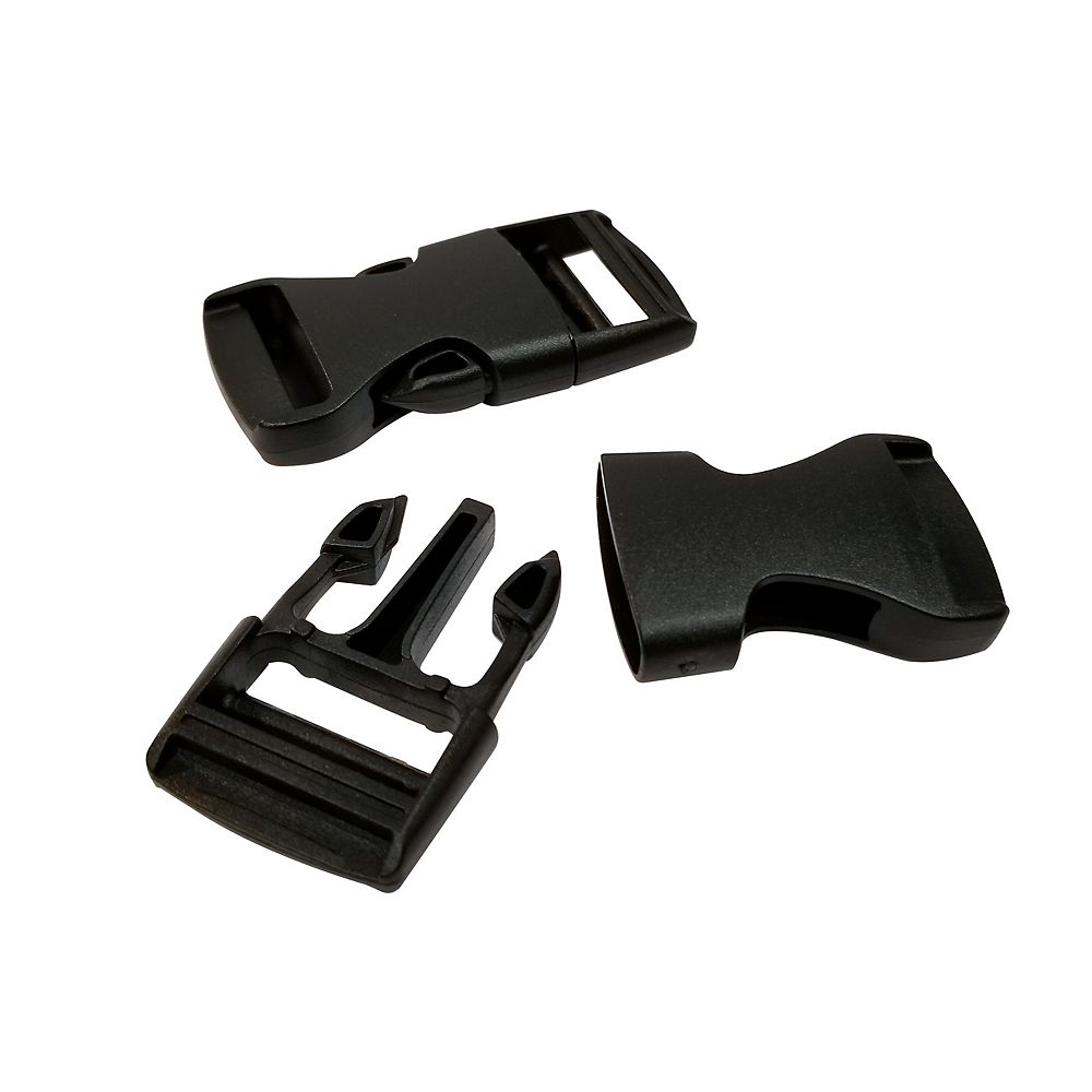 KingCord Black SideRelease Buckles, 2Pack The Home Depot Canada