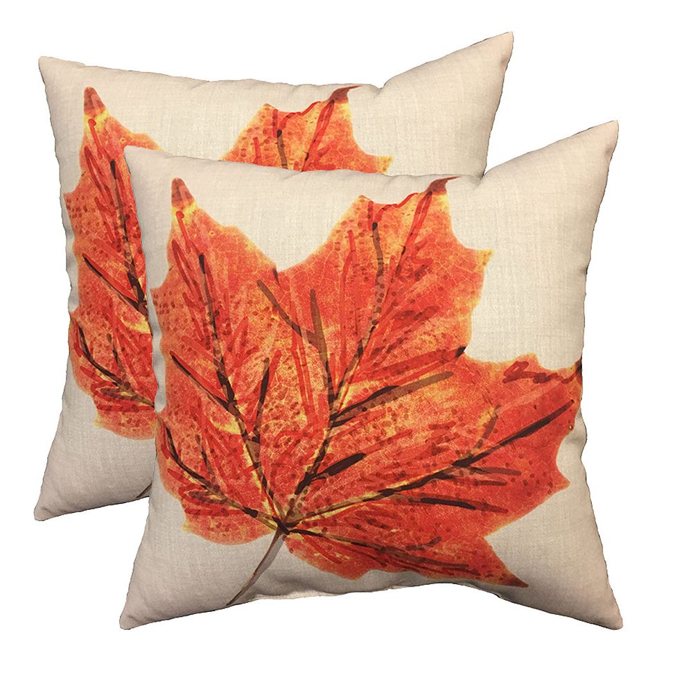 HFI Pillow - 20x20 Maple Leaf (2-Pack) | The Home Depot Canada