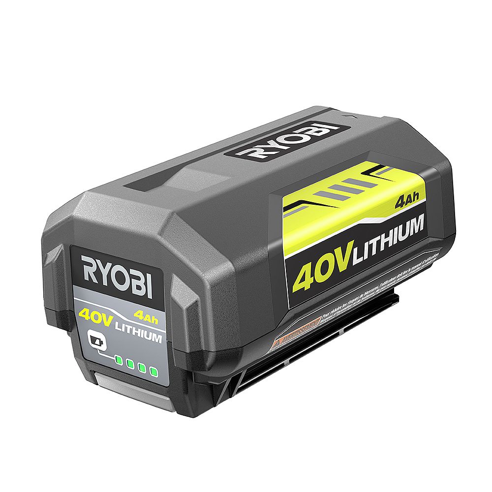 Ryobi Batterie Lithium Ion 40v De 4 Ah à Haute Capacité Home Depot Canada