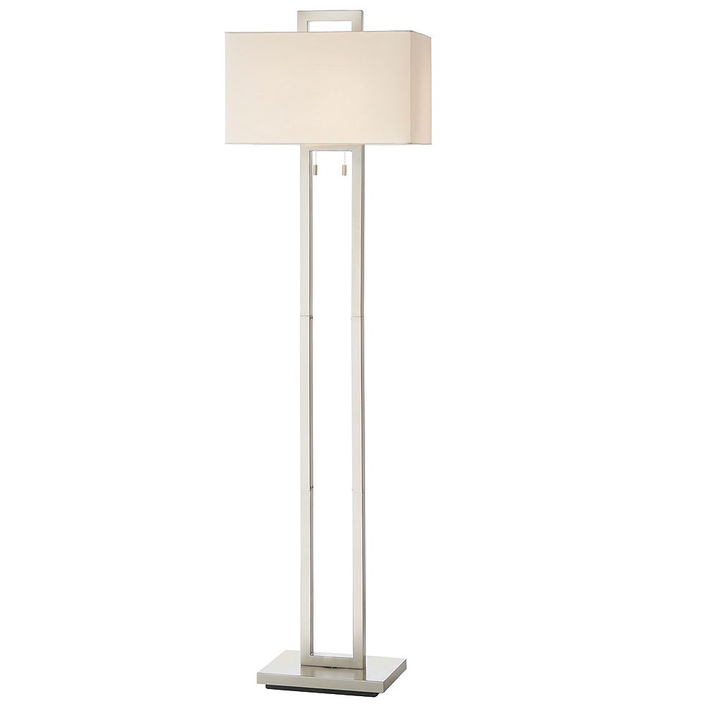 Floor Lamp With Dimmer Home Depot - Led floor lamp brass antique