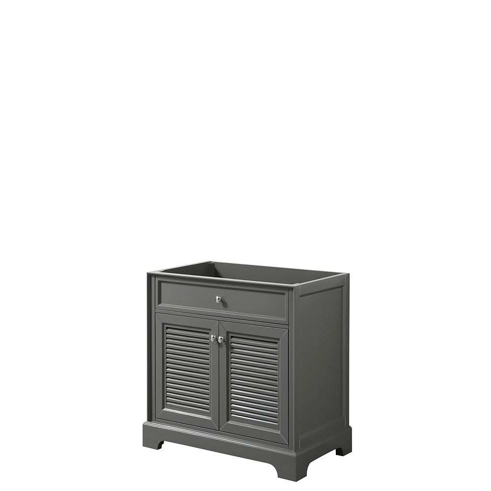 Wyndham Collection Tamara 30 Inch Single Bathroom Vanity In Dark Gray