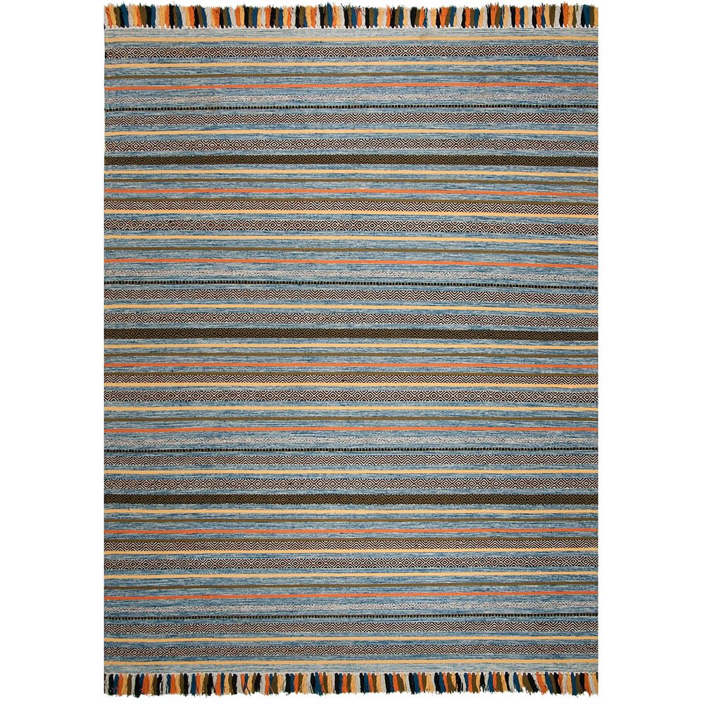 Safavieh Montauk Linnaea Blue / Multi 8 ft. x 10 ft. Indoor Area Rug The Home Depot Canada