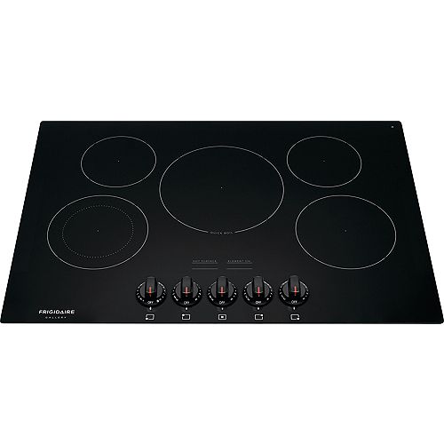 Frigidaire Gallery 30-inch Radiant Electric Cooktop in Black with 5 Elements