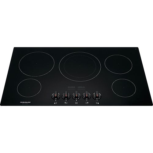 Frigidaire Gallery 36-inch Radiant Electric Cooktop in Black with 5 Elements