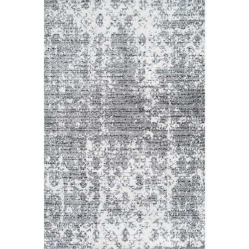 nuLOOM Deedra Grey 3 ft. x 5 ft. Indoor Area Rug